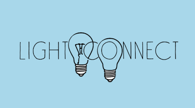 Light Connect - Light blue background